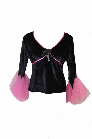 Dark Star Blouse Blk And Pink