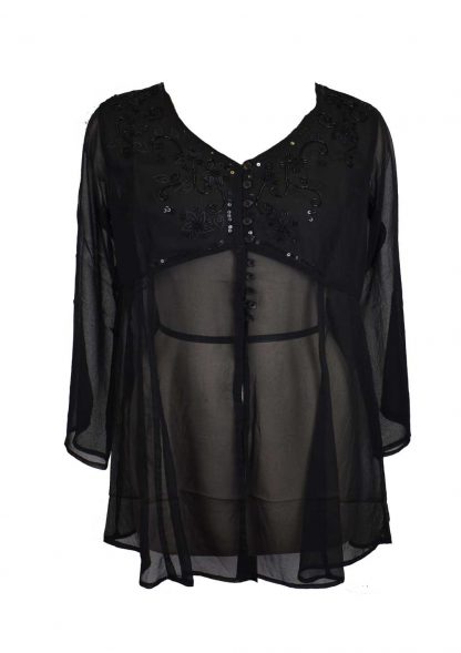 Dark Star Blouse Black