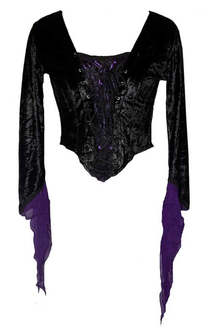 Dark Star Blouse Purple M-L