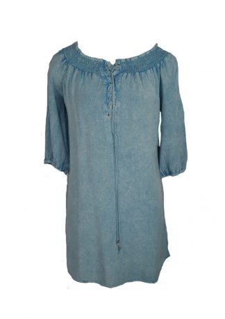 Blouse Mini Denim Blue (Various Sizes)