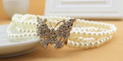 Belt ABS Pearl Diamante BFly