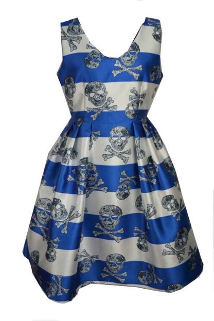 Dress Skull On Stripes (Various Sizes)