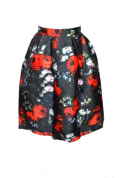 Jordash Skirt Black With Roses (Various Sizes)