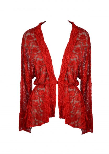 Jacket Lace Unlined Red