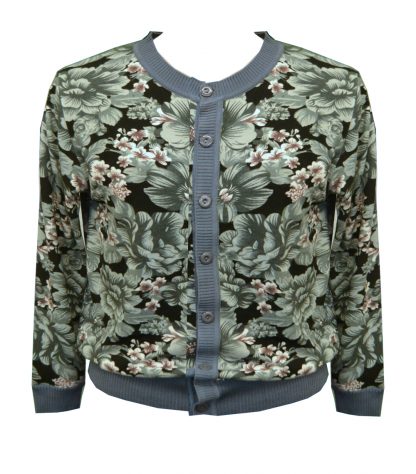 Cardigan Knitted Grey One Size