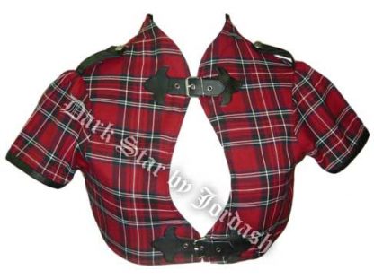 Jacket Tartan Cropped Size 10