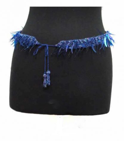 Belt Beaded Blue