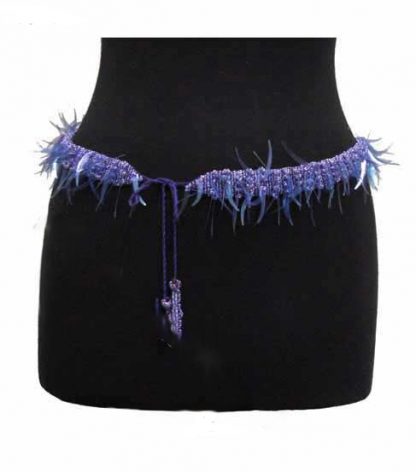 Belt Beaded Purple