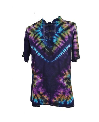 Shirt Mens Rayon Purple