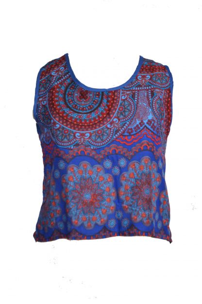 Top Tank Style Ethnic Mandala