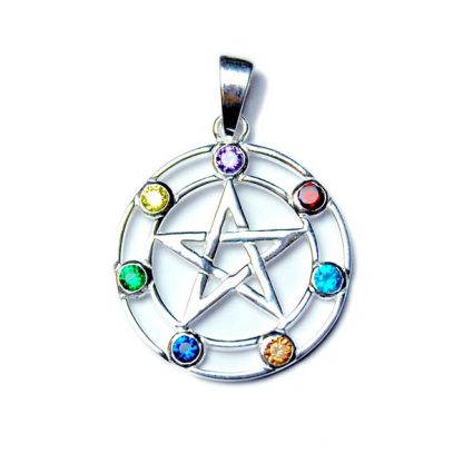 Silver Pendant Pentagram