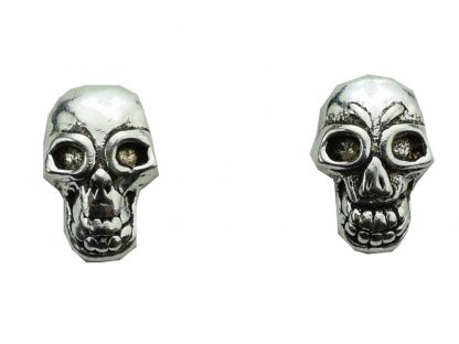 Silver Earring Stud Skull