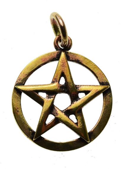 Pendant Bronze Pentagram