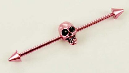 Scaffold Skull Centre Pink 1.6X42mm