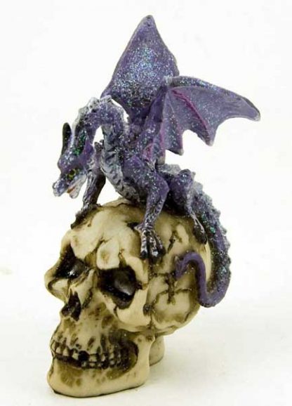 Dragon Purple On Ivory Skull