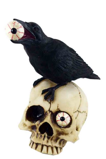 Skull Head With Bird