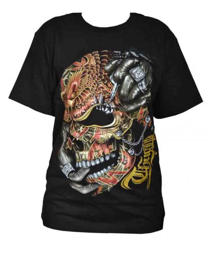 T-Shirt XL Skull Nose Ring