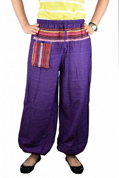 Trousers Cotton Plain Colours (Assorted Colours)