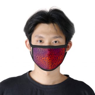 Mask Leopard Print Red