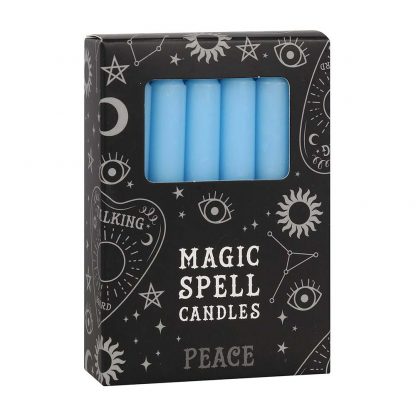 Spell Candles Peace Light Blue