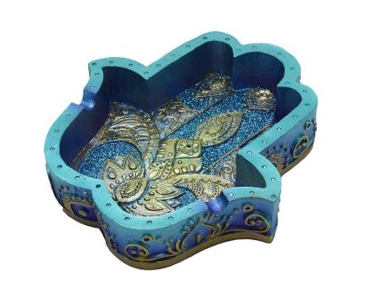 Ashtray Zen Hand Blue