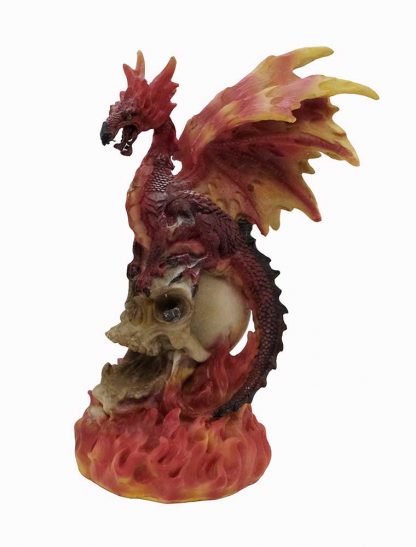 Dragon Red On Skull LED