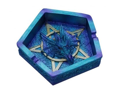 Incense Holder Dragon Blue