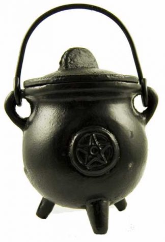 Cauldron Black Pentagram 11cm