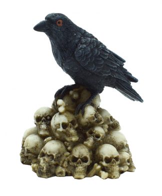 Crow On Skull Pile