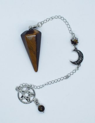 Pendulum Pentagram Tiger Eye