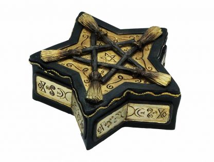 Box Broomstick Pentagram