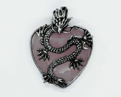 Pendant Dragon Rose Q Heart