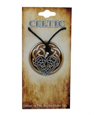 Pewter Pendant Celtic Heart