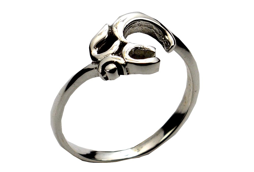 Silver Ring Om
