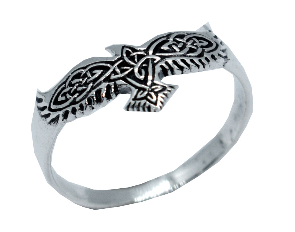Silver Ring Eagle