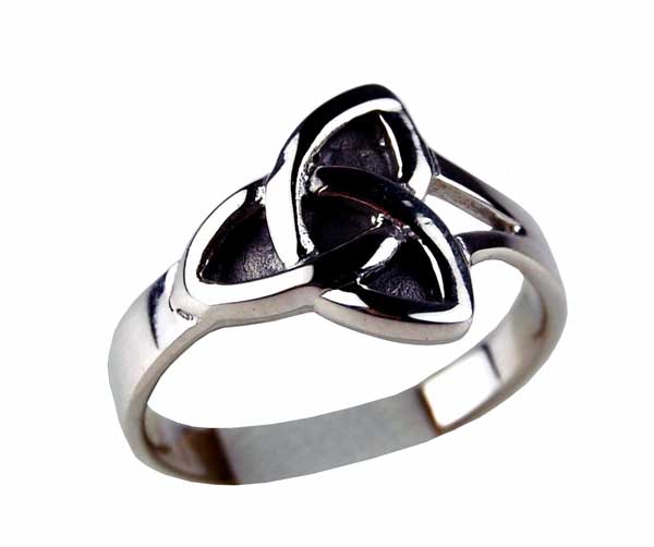 Silver Ring Celtic Trinity