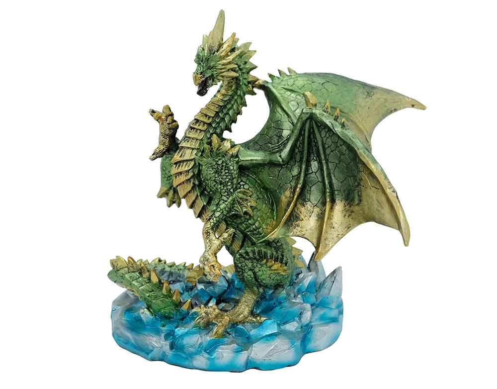 Dragon Standing Green 23x16x20