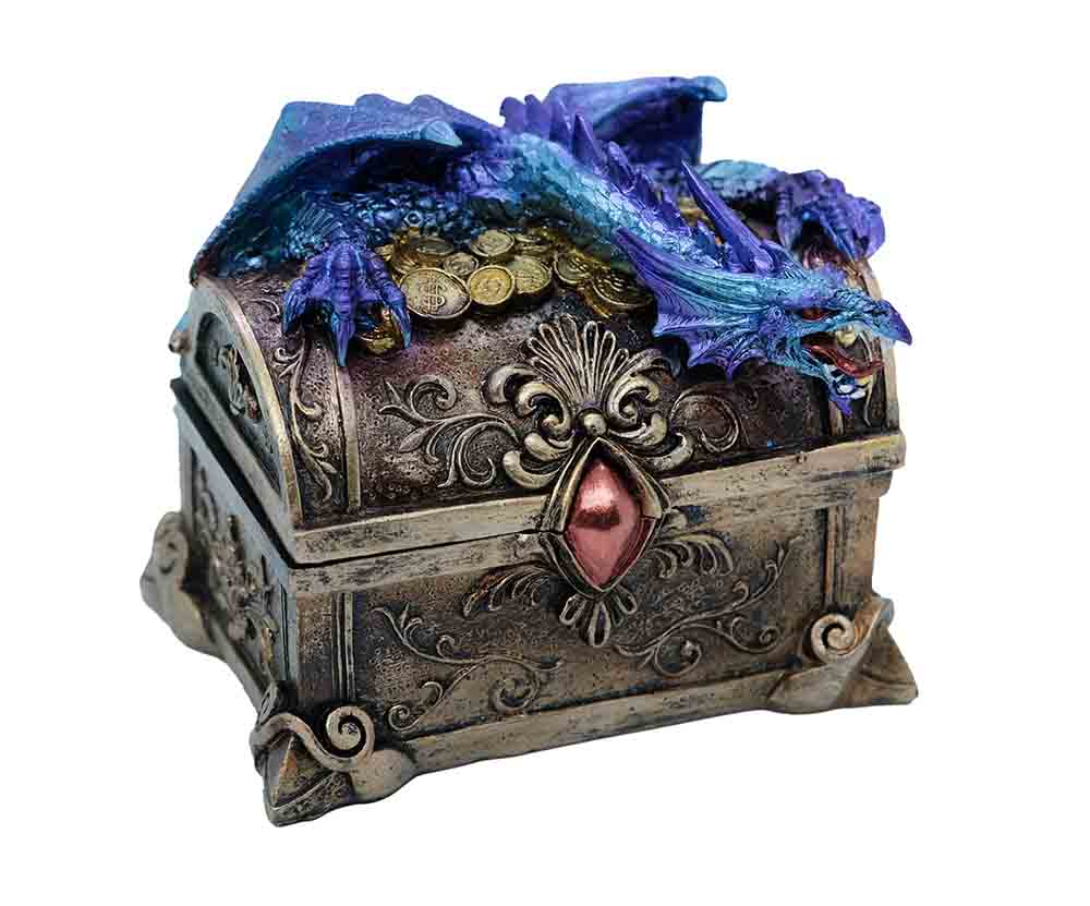 Box Lying Dragon Blue